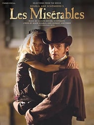 Les Miserables piano sheet music cover